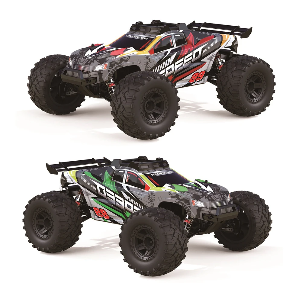 2 4 ГГц 4-канальный 1/10 сверхскоростной ПВХ корпус 4WD внедорожная радиоуправляемая игрушка машина с г