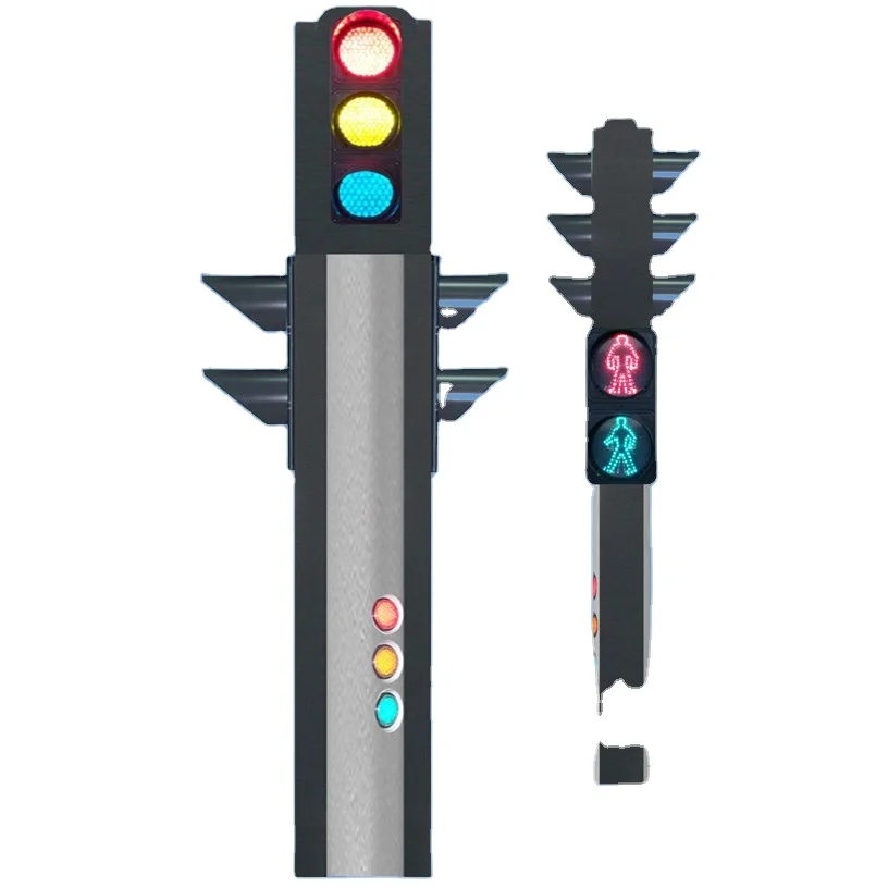 led traffic signal light pole