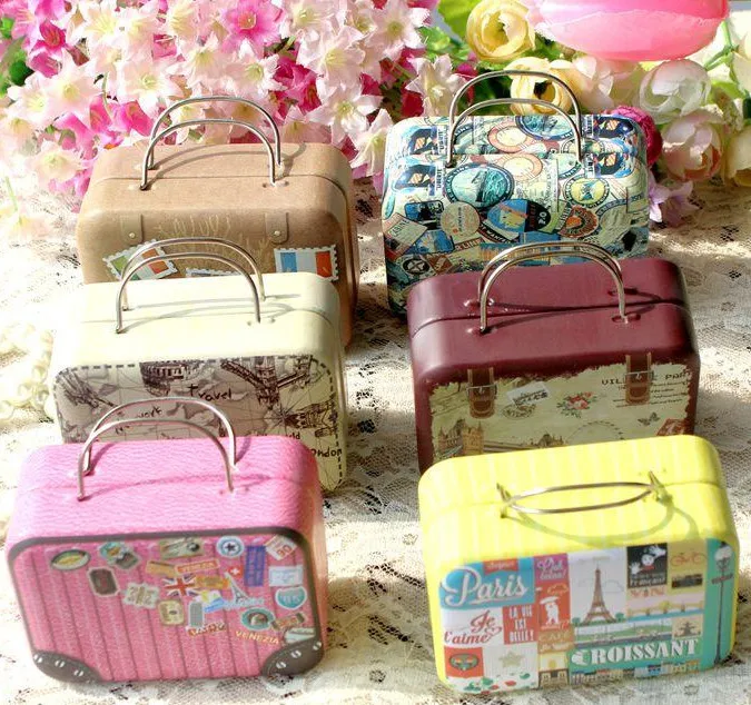 Custom Small Tin Box 75*55*35 mm Mini Metal  Square Tin Box TB092604