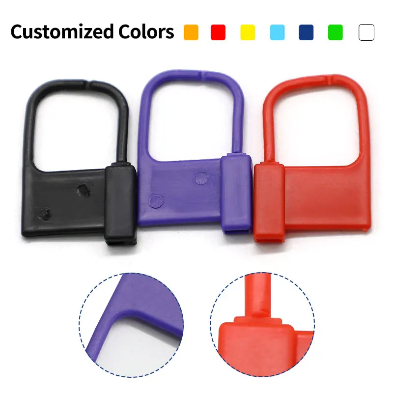 TX-PL105 disposable safety combination plastic mini padlocks seal