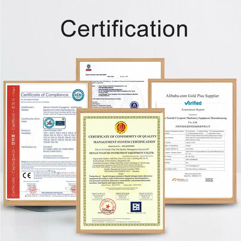 Liquid Nitrogen Dewar Tank Flask Stainless Steel Cylinder Cryogenic 500L Horizontal  Transport Extractor