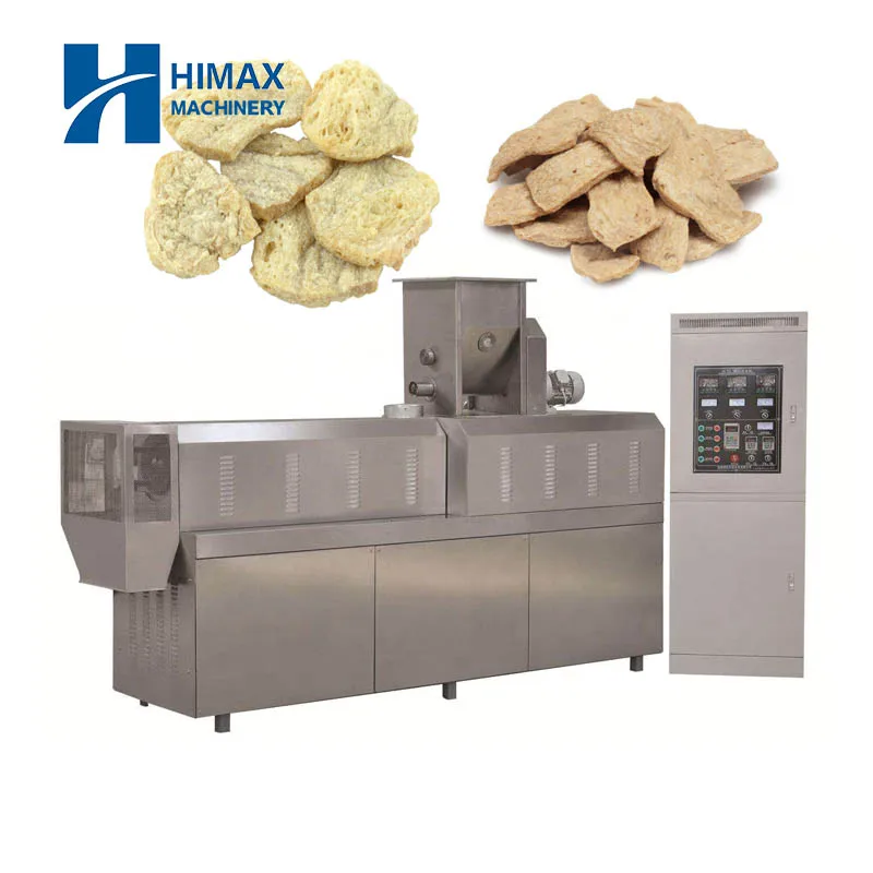 High performance soya chunk making machine textured protein processing equipment soya vegetarian meat production line