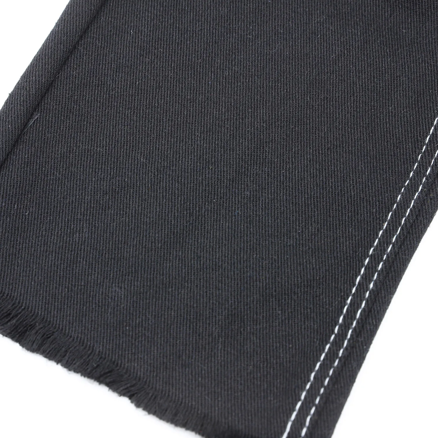 Factory direct wholesale color fastness black non-stretch cheap denim fabric for jeans