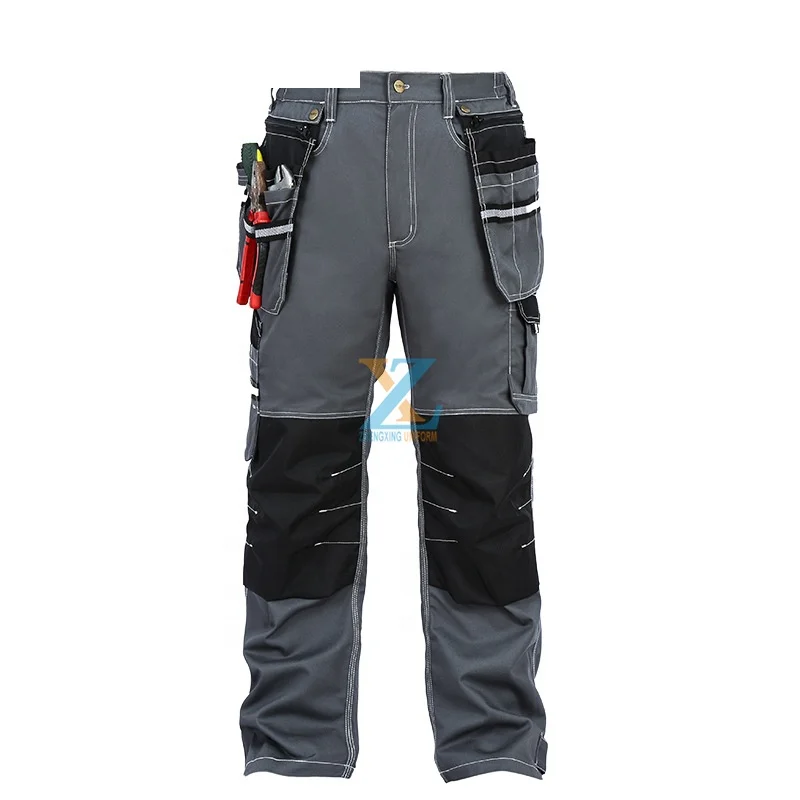 Engineer Grey Workwear Trouser men working cargo pants