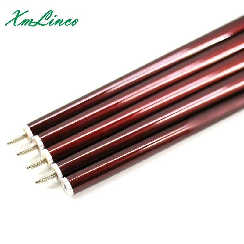 Xmlinco hotselling red color 9mm cue tip carbon fiberglass snooker pool cue