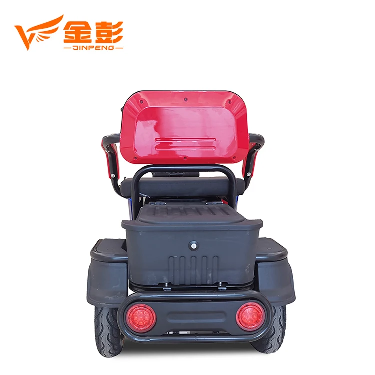 JINPENG A6 EEC COC Certified Three-Wheel Electric Tricycle Open Top Passenger Tuk Tuk Models Register Trike Made in China