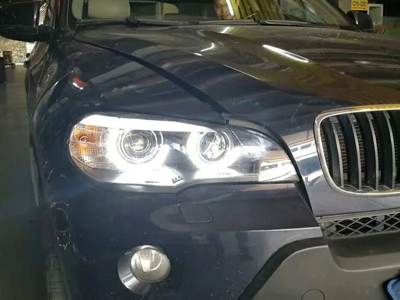  Без функции AFS модификация HID фары для X5 E70 от 2007 до