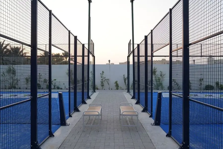 Enlio Customization Chinese Padel Tennis Court with PU artificial grass cancah de paddle tennis court