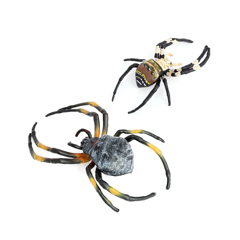 Wholesale Solid PVC Simulation Model Argiope Amoena Spider Insect Figurines Bug Animal Figurines Toys