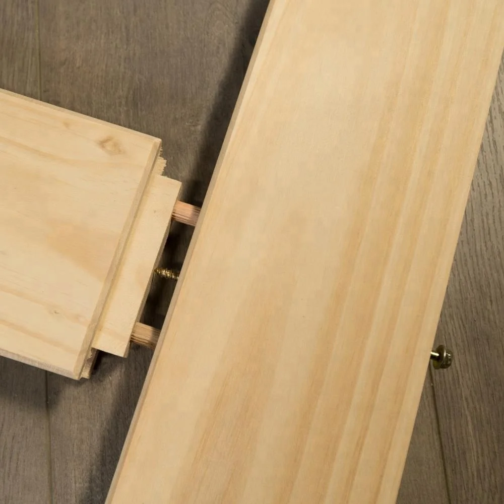 42 "x 84" дюйма раздвижные двери сарая DIY из натурального дерева сосны Незаконченный
