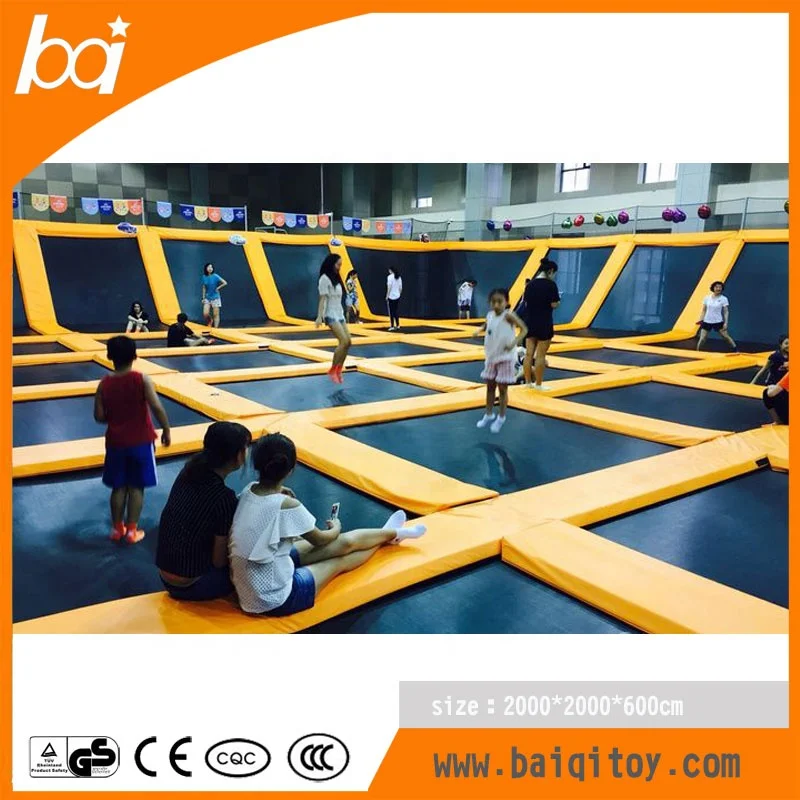 New Commercial Trampoline Parks Kids Foam Pit Block Adult Indoor Large Rectangular Bungee Jumping Children Trampoline Park
