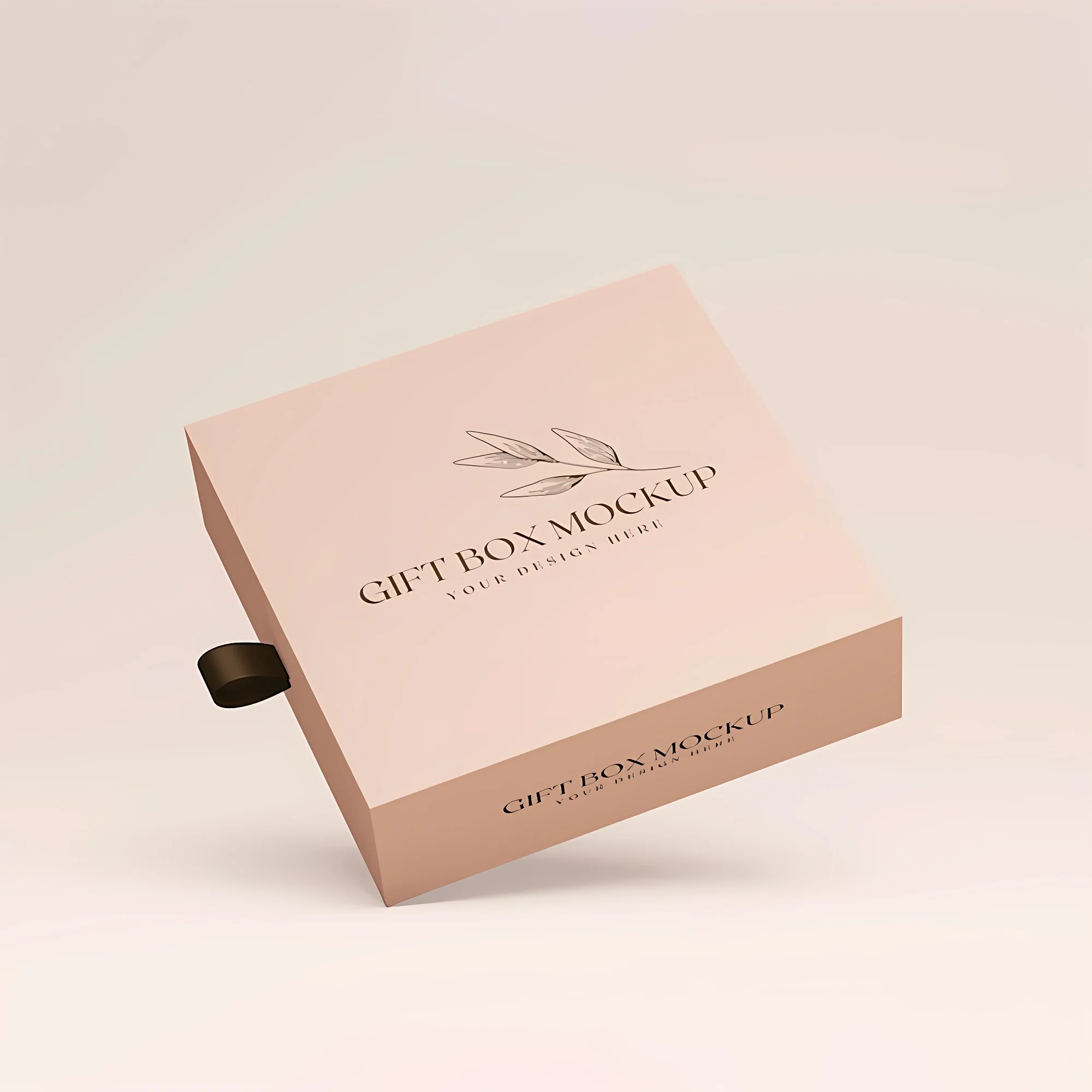 Новый логотип KP 2 мм жесткая Выдвижная коробка для ящика причудливая Подарочная хранения ювелирных аксессуаров Розничная с лентой