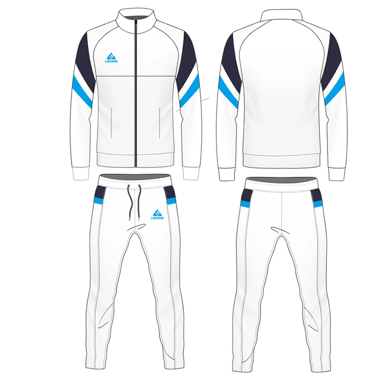 Factory Men Latest Design Custom Printed Sublimation Digital Fitness Sports Tracksuits Set