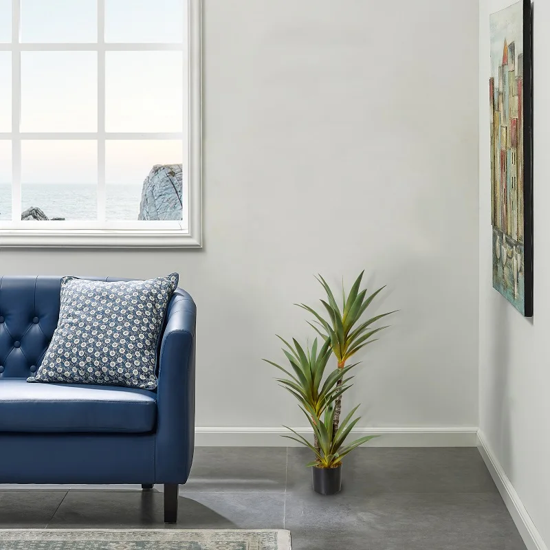 Wholesale Artificial Agave Plant Artificial Indoor Plant Artificial Tree in Pot Artificial Plant Home Decor 100cm Height