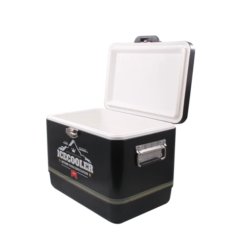 Wholesale new high quality outdoor camping fish 50L lager capacity ice beer jagermeister cooler