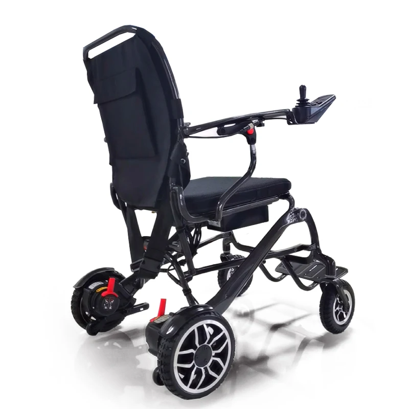 Carbon fiber portable foldable electric wheelchair for the elderly disabled