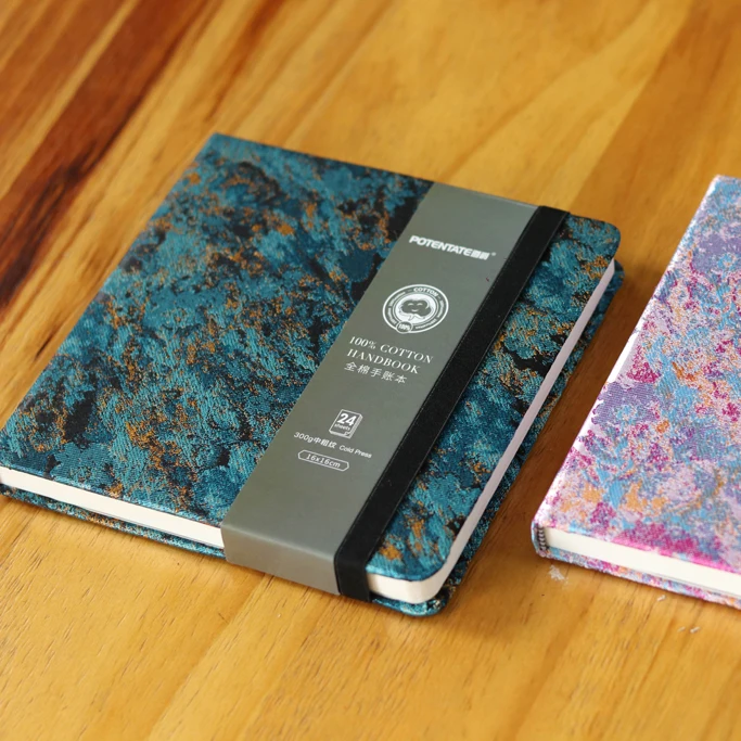 100% Cotton Potentate Artist Painting Drawing Watercolor handbook journal Cold Press 160x160mm