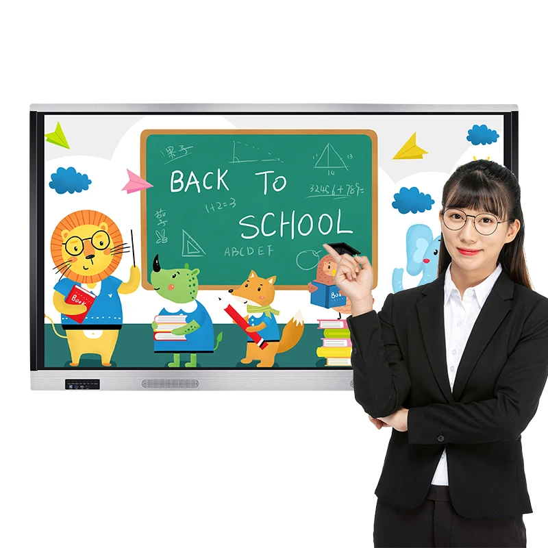 65 inch 4k UHD multi touch smart board interactive whiteboards for classrooms