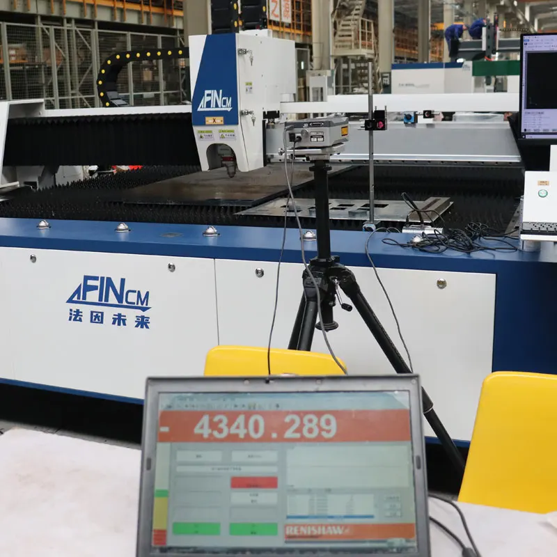 China Factory Fincm 3015 4020 6025 2000w 3000w 6000w Fiber Laser Metal Cutting Machine 1500W with Single Platform for Thin Plate