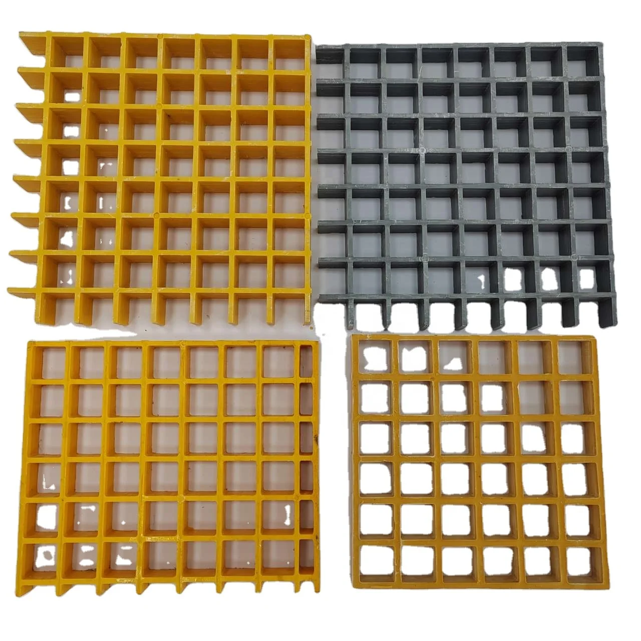 Fiberglass Mesh Platform Pultruded Grating drainage  grating for Floor Composite Molded grating walkway  cover channel