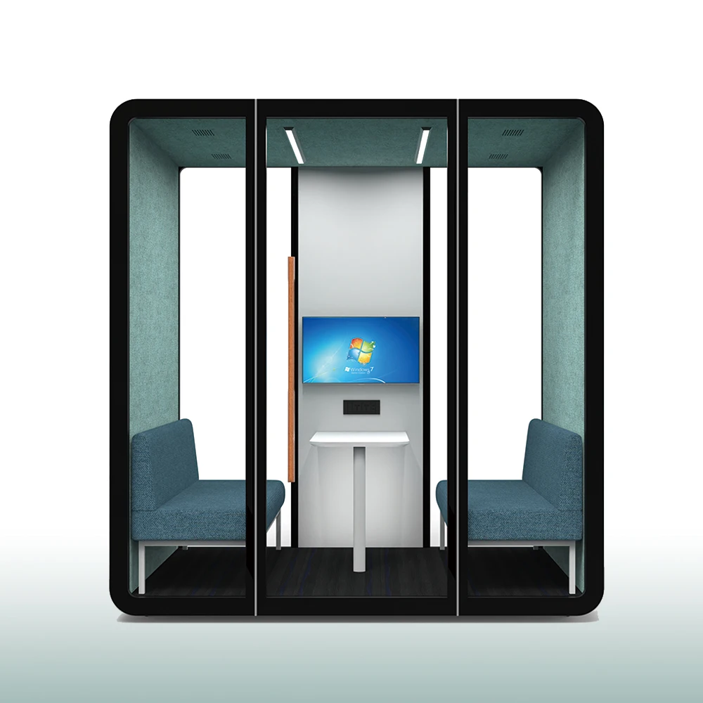 Soundproof pods studio recording modular office meeting room acoustic booth Office Phone Booth Acoustic Cabin