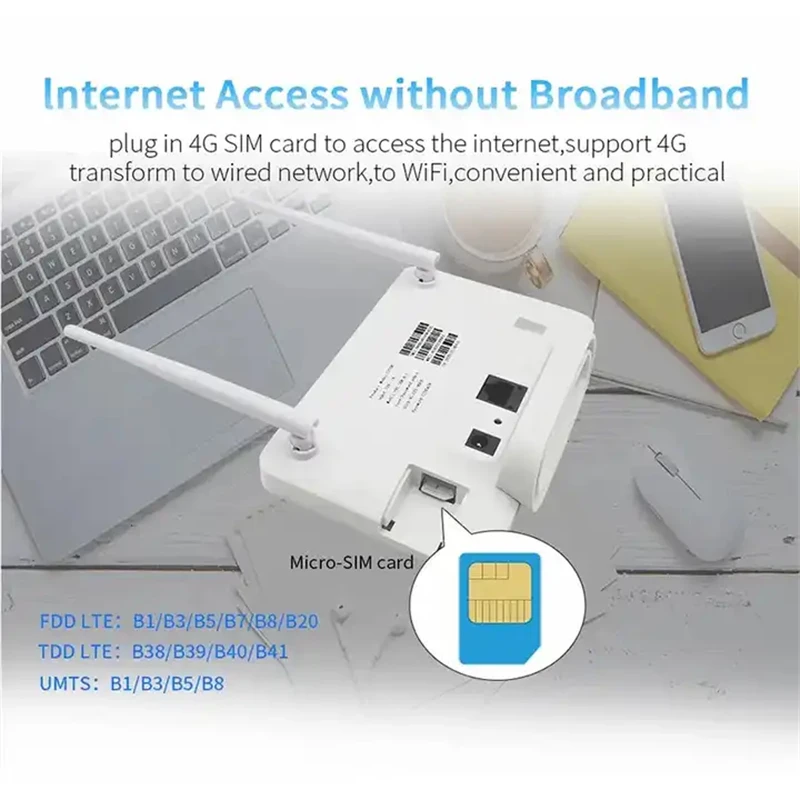 Wireless CPE LTE 4G router Portable Gateway with SIM card slot 4G LTE router CPE modem