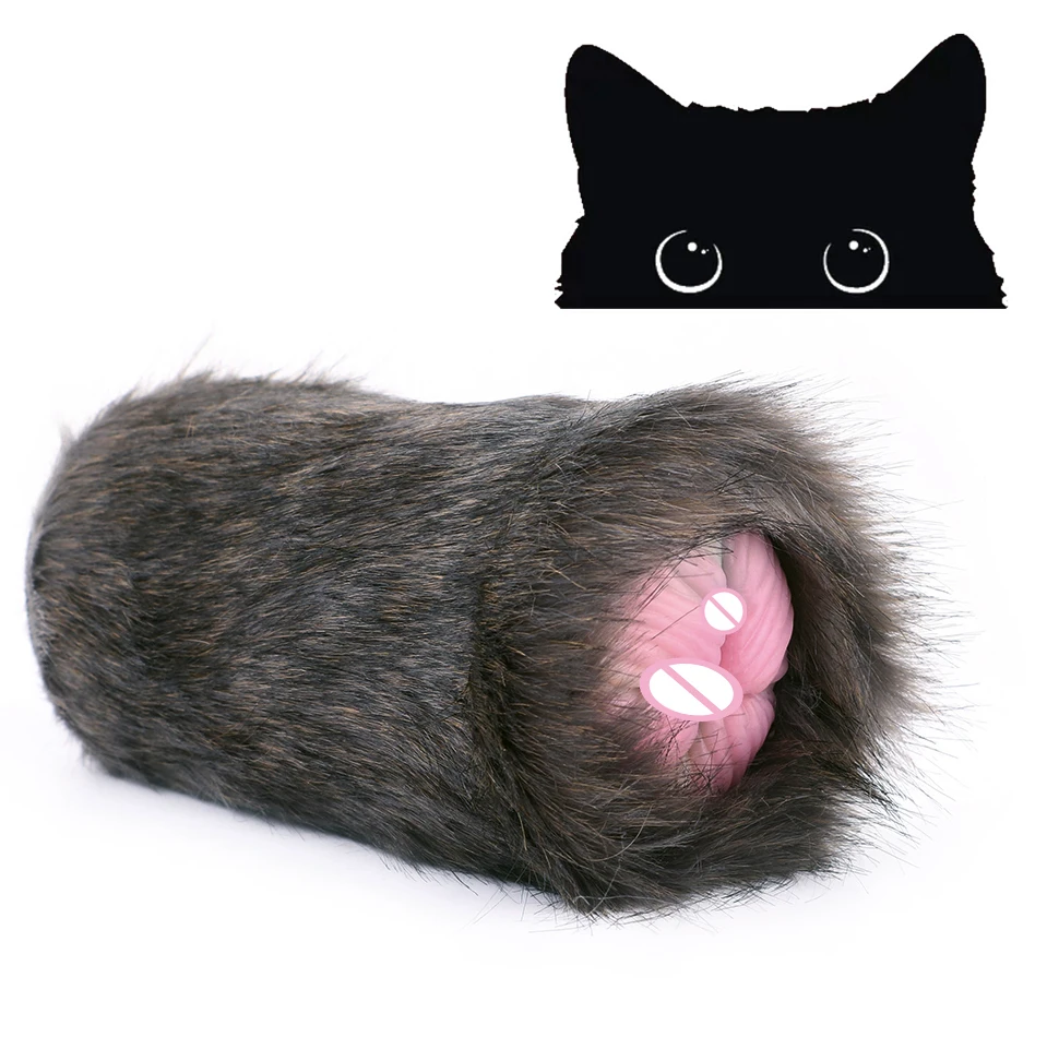 Masturbation Cups Sex Dolls Plush Sex Toys for men Liquid Silicone 600g 17cm 4styles Novelty Simulation Dogs Horse Animal Vagina