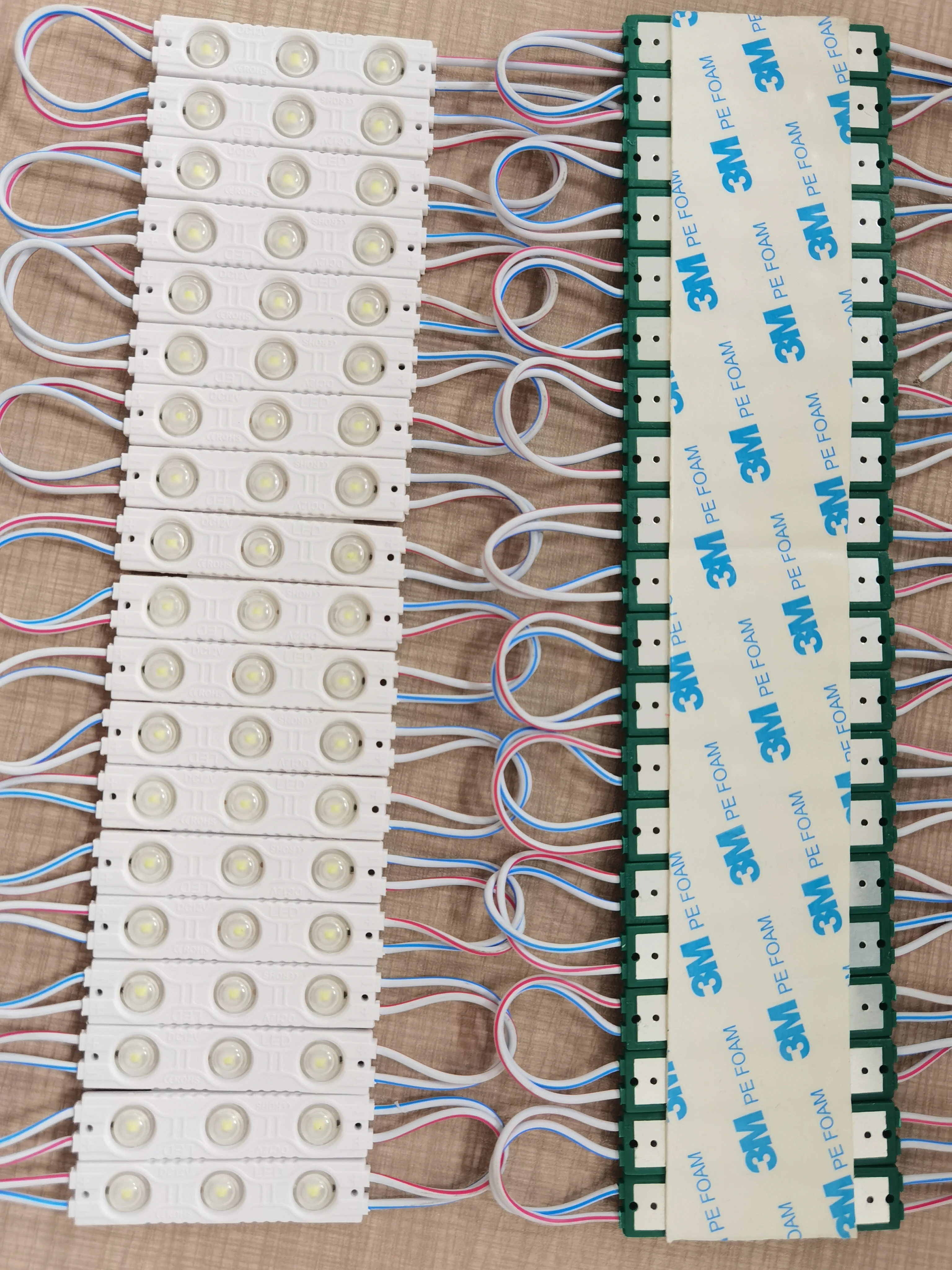 DC12V 24V 3 SMD 2835 LED super Module Size 6013 Light Source DC 12V 1.2W Backlit For Light Box