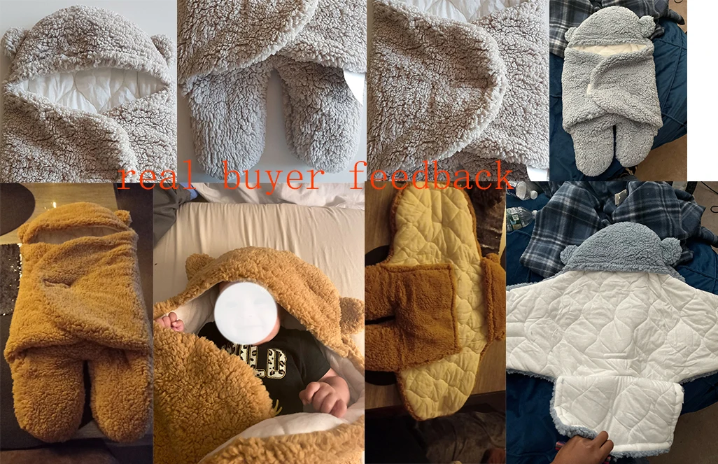 0-9M animal sleeping bag Kids Sleeping Bag sac de couchage Housse de poussette bear shaped plush Sleeping Bag