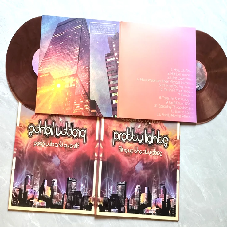 Top quality professional custom blank Vinyl record LP pressing Vinyl CD factory Vinyl record box and cardboard sleeve