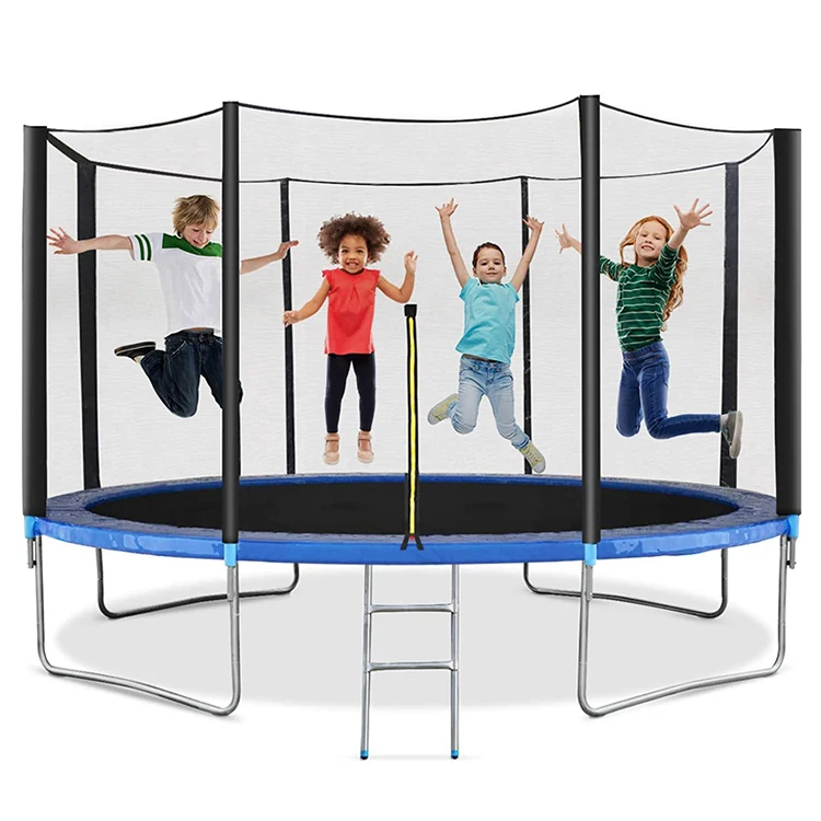 The indoor garden is suitable for adults or children 16-inch fitness trampoline with guard net