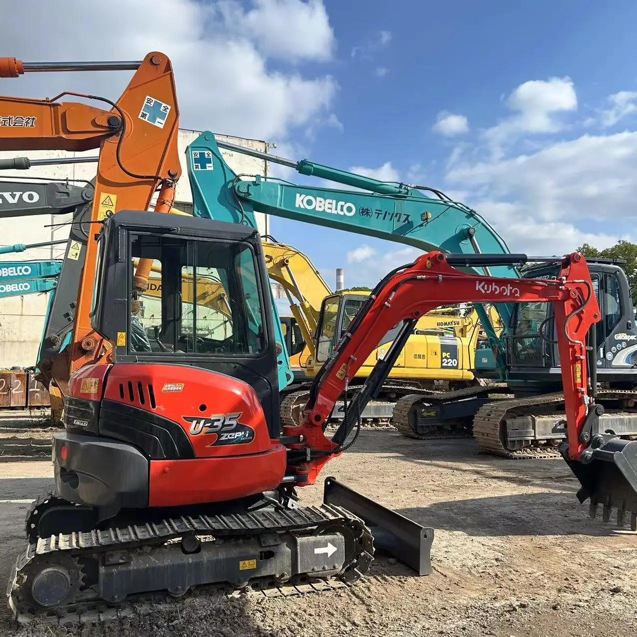 3.5Ton Подержанный мини-экскаватор Kubota U35 б/у гусеничный экскаватор 35 гидравлический для продажи