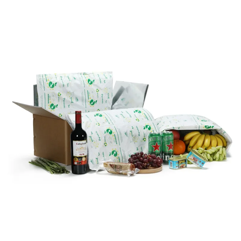 Hot Sale Food Grade Biodegradable Thermal Package Customized Size  Insulated Box Natural Wool Liner For Cold Chain
