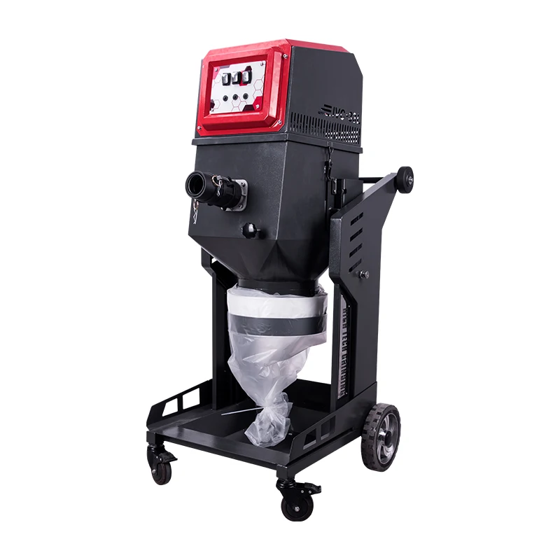 Large Heavy Duty Connector Valve Vacuum Cleaner Industrial Dust Collector For Industrial