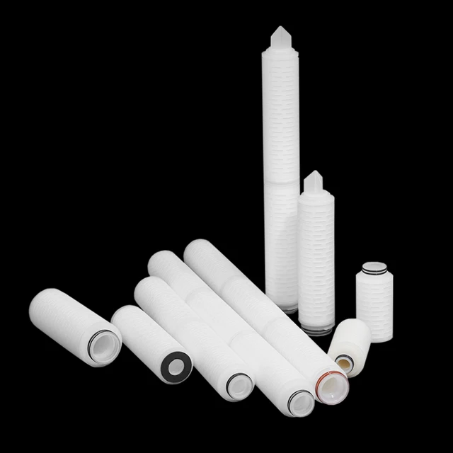 
 PP filter Pleated cartridge Filtration for harsh chemicals and HPLC mobile phases that destroy other membrane materials  