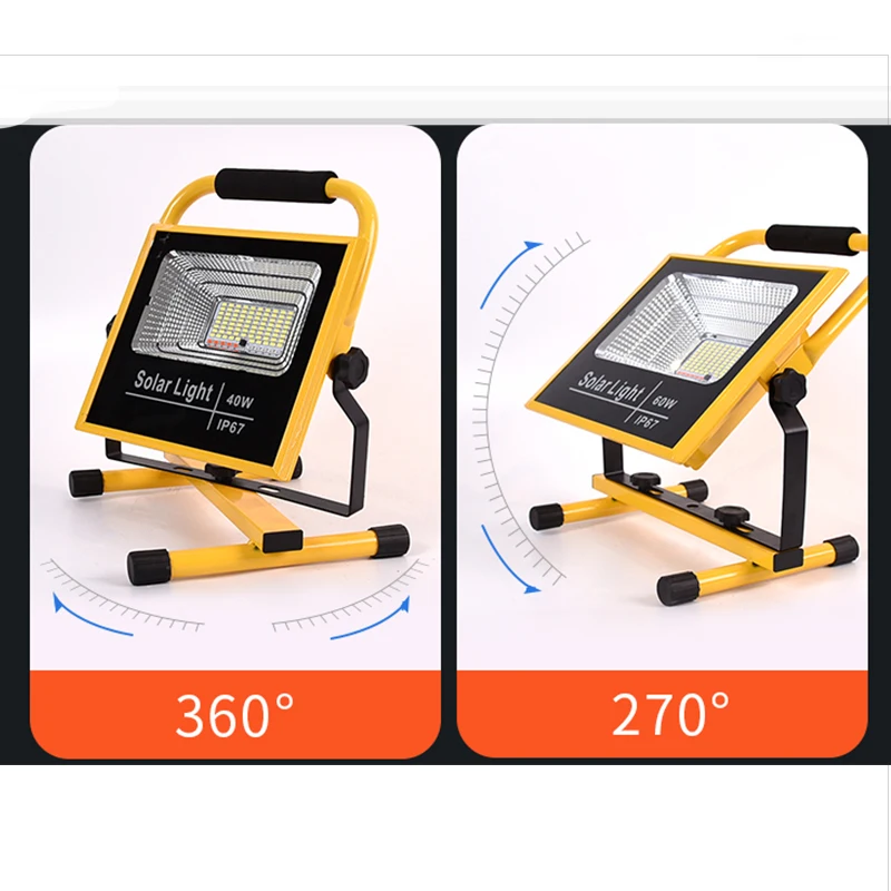 Waterproof IP65 10W 20W 30W 50W 100W portable LED work light outdoor emergency flood lights with tripod rechargeable floodlight