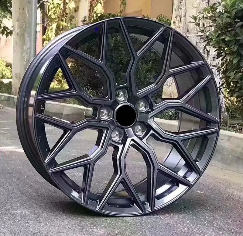 Factory High Quality 15 16 17 18 19 20 21 Inch Alloy Car Pcd 5X112 5*100 4*100 4*108 Sliver Black Casting Wheels