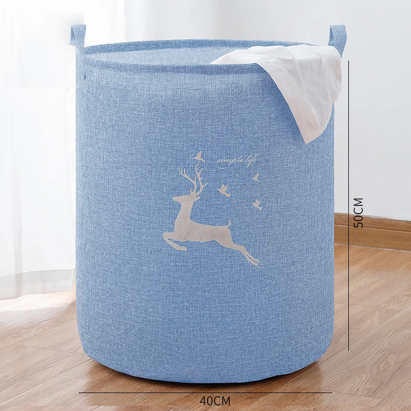 Фабричная оптовая продажа, складная милая сумка из полиэстера, корзина для белья, складная холщовая корзина