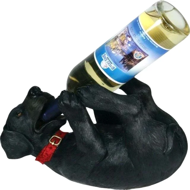 Подставка для винных бутылок из полимерной смолы в форме собаки, оптом (1926773005)