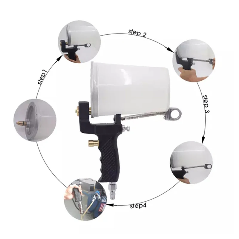 Air Spray Gun ES-100 & -200 Air Gelcoat Spray Gun Coat Sprayer Resin Fiber Reinforced Plastic FRP Painting Tools