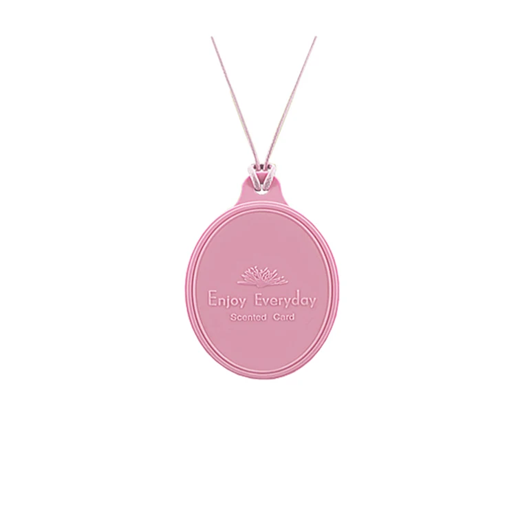 Best Home Fragrance Wardrobe Hanging Perfume Customized Logo Scented Plastic Card