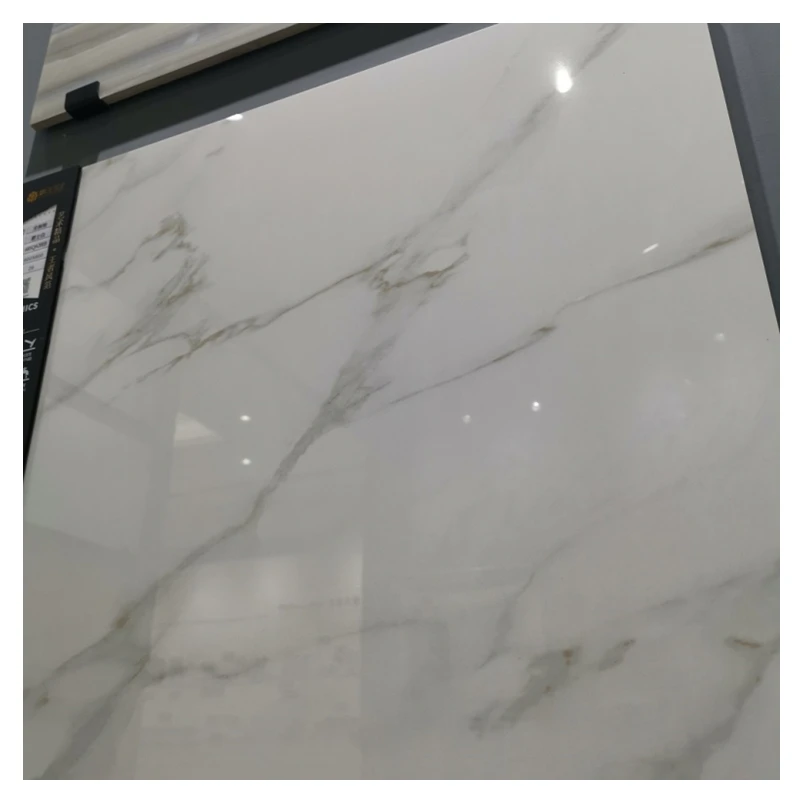 
 Floor tiles 60x60 white marble polished porcelain tile  