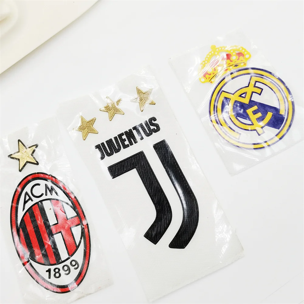 Wholesale Factory Price Custom Logo Rubber Patches Iron on PVC for Soccer