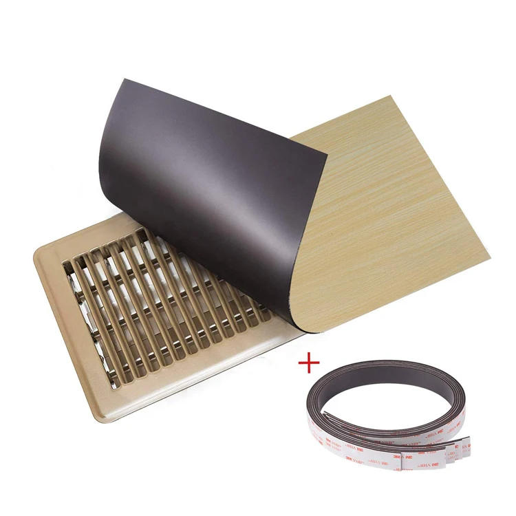 High Quality Strong Double Sided Rubber Fridge Magnet Covers Sheet Magnetic Vent Cover Sheet
