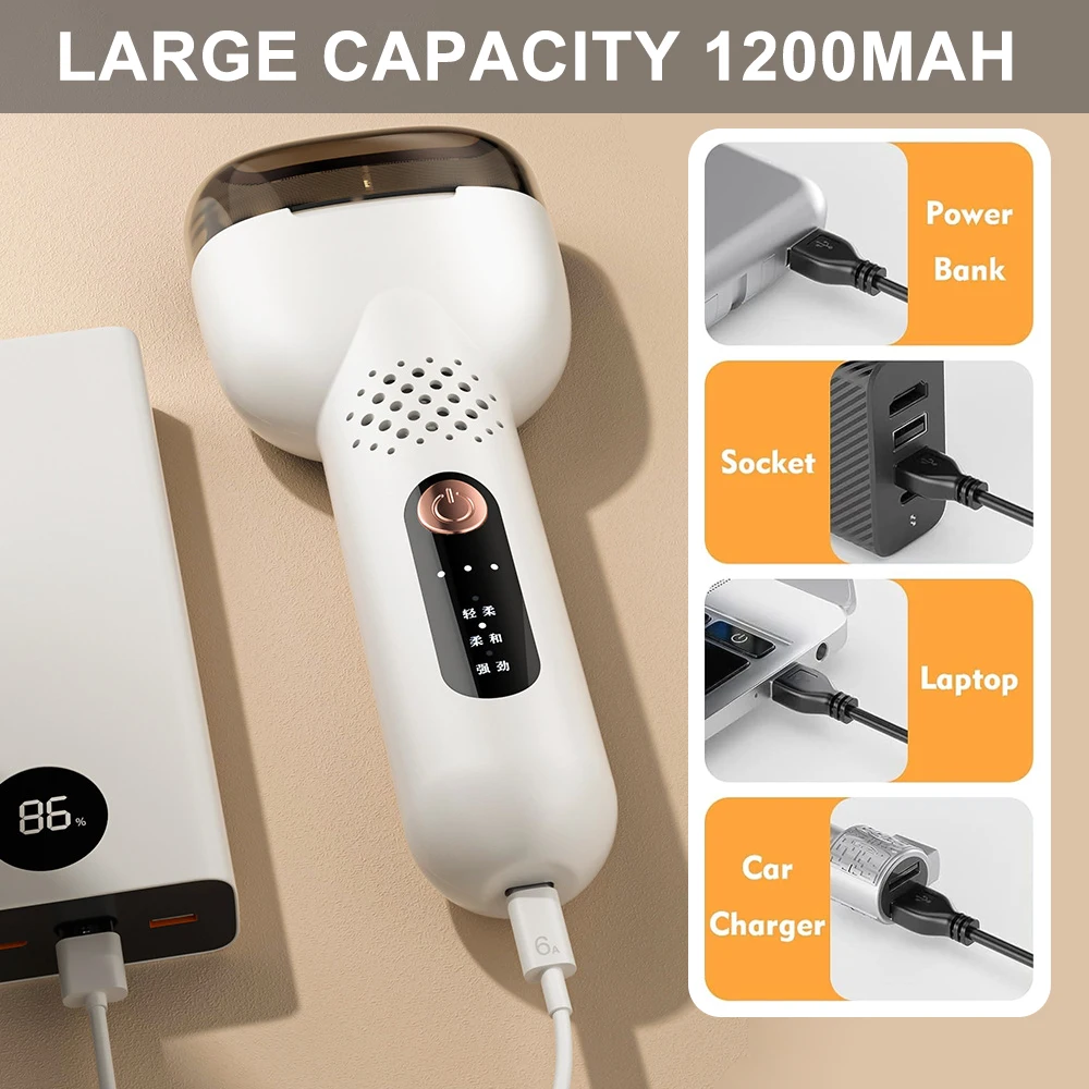 USB Rechargeable Big Battery Capacity Callus Removal Electronic Foot File Pedicure Tools