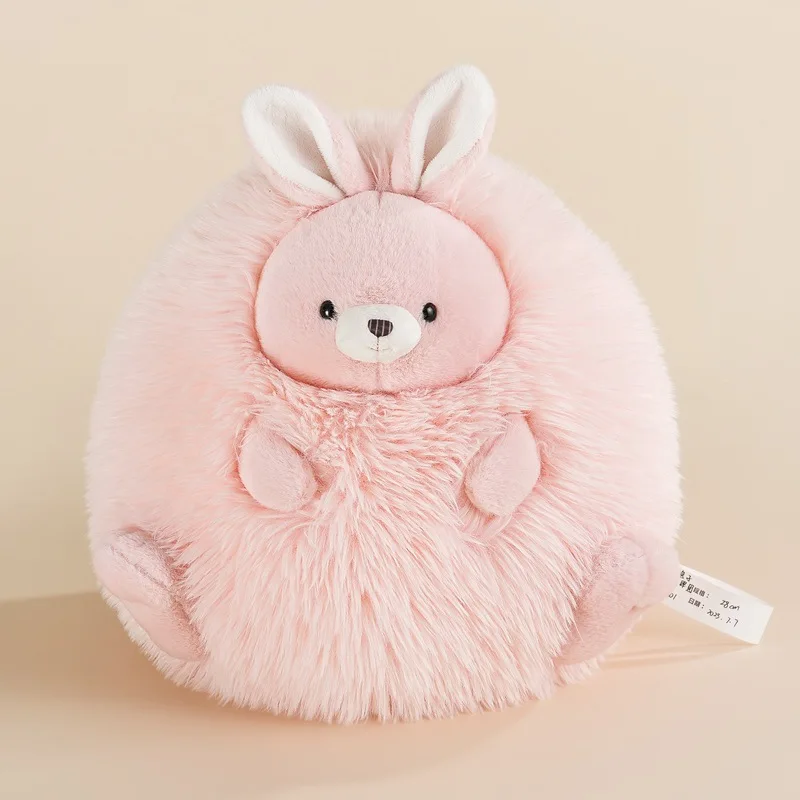 Greenmart Cute Forest Rabbit Cat Dog Elephant Crocodile Doll Rag Pillow Unisex Cotton Throw Pillow PP Cotton Filling Princess