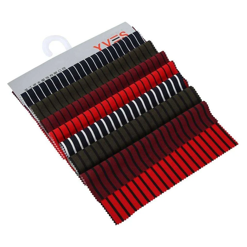 Professional Manufacturer Custom Grs Fashion Knitted scuba Crepe Jersey Stripes Recycled Sustainable Elastic Fabric