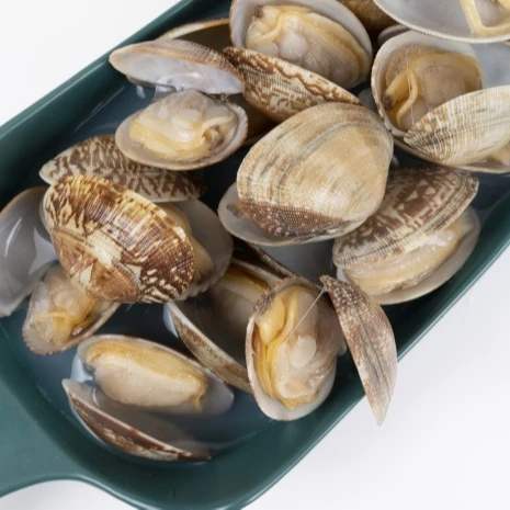 
Wholesale seafood high quality variegated clams, clean and sandless clam belly 