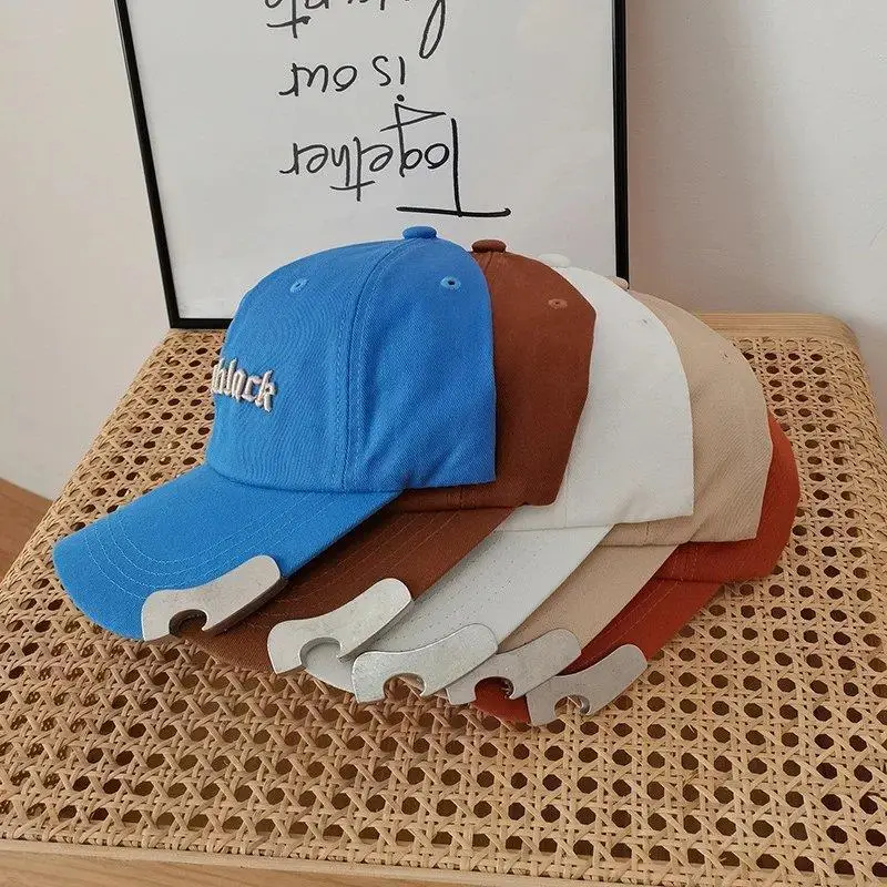 Wholesale Promotional Custom 3D Embroidery Stylish Bottle Opener Male Sports Baseball Cap and Hat with Embossed Metal Fastening