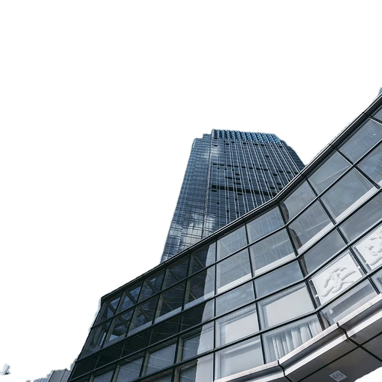 Exterior Curtain Wall Window Price Unitized System Aluminum Glass Curtain Walls